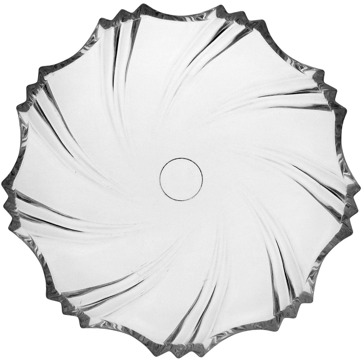 CENTRO DE MESA VIDRO STRAVAGANZA TRANSPARENTE 23X3CM  HOME&CO - GS