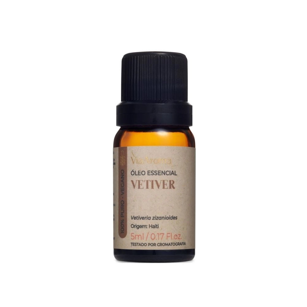 ÓLEO ESSENCIAL VETIVER 10ML - VIA AROMA