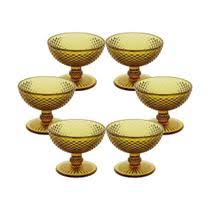 CONJUNTO 6 TAÇAS EM VIDRO AMBAR 310ML - LYOR